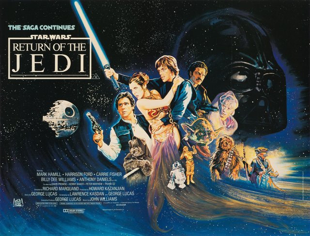 Return of the Jedi original movie poster