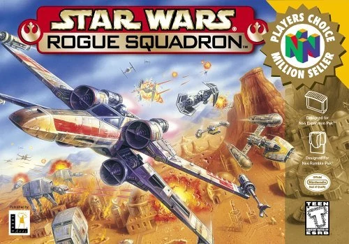 Rogue Squadron N64 game cover